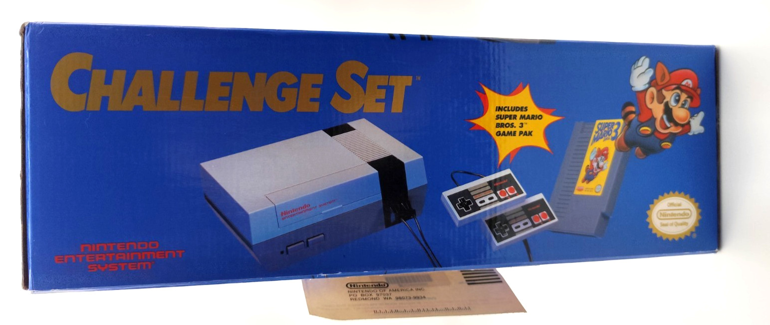 Nintendo Entertainment System NES Mario 3 Challenge Set – NEW Never Played!