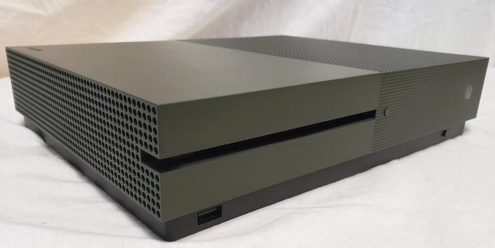 Microsoft Xbox One S 1TB Battlefield Green Console + 1 Black Controller Bundle