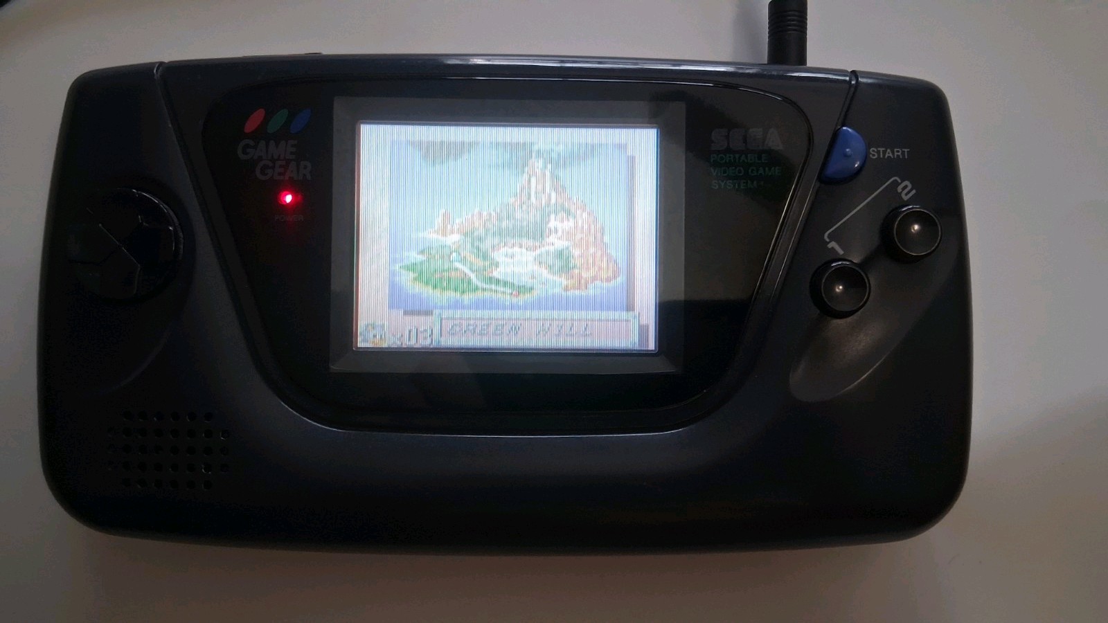 Sega Game Gear, New Glass, Tested, And Working. See Disc. Game&Cord not included