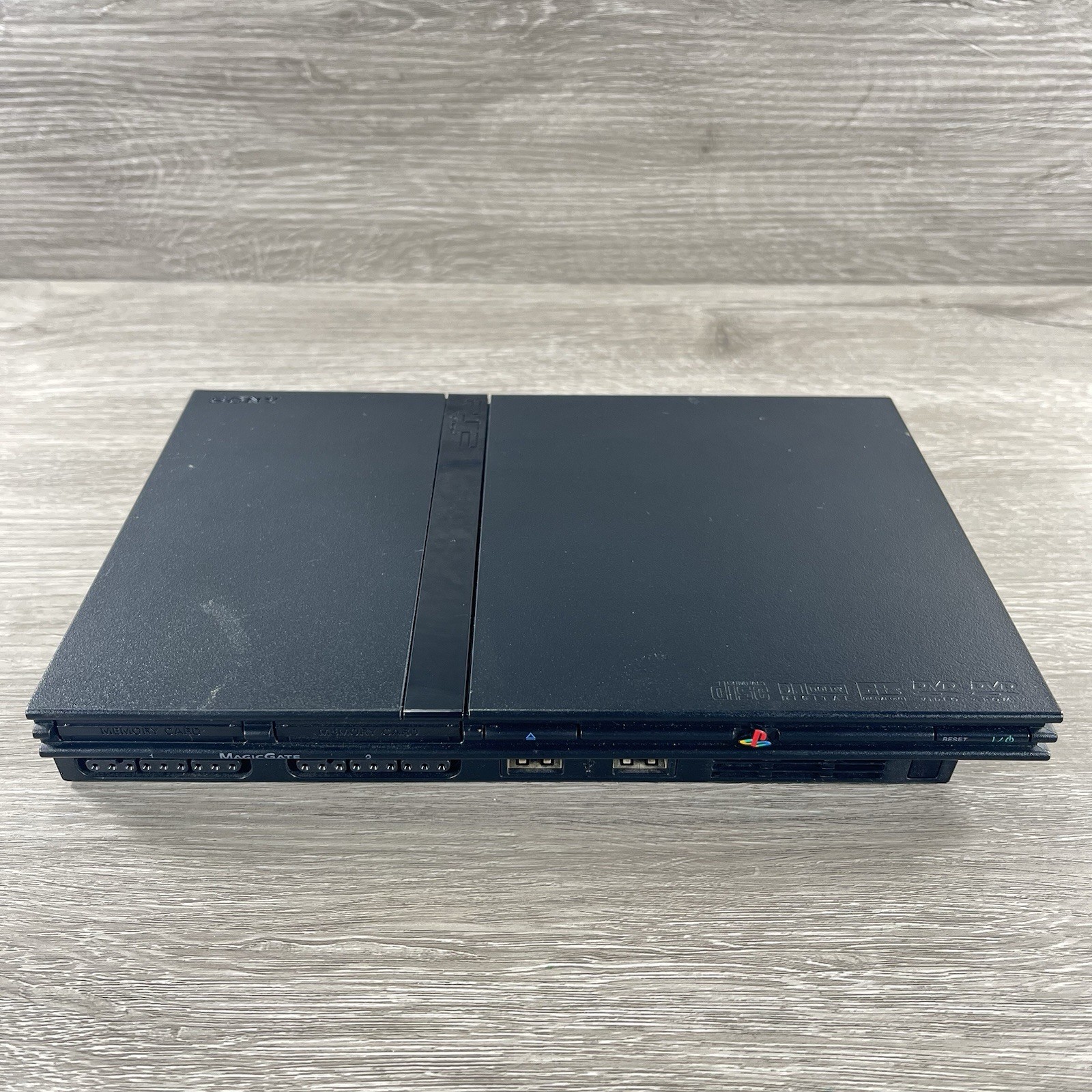 Sony PlayStation 2 PS2 Slim SCPH-77001 Controller Cables & Memory Card (Tested)