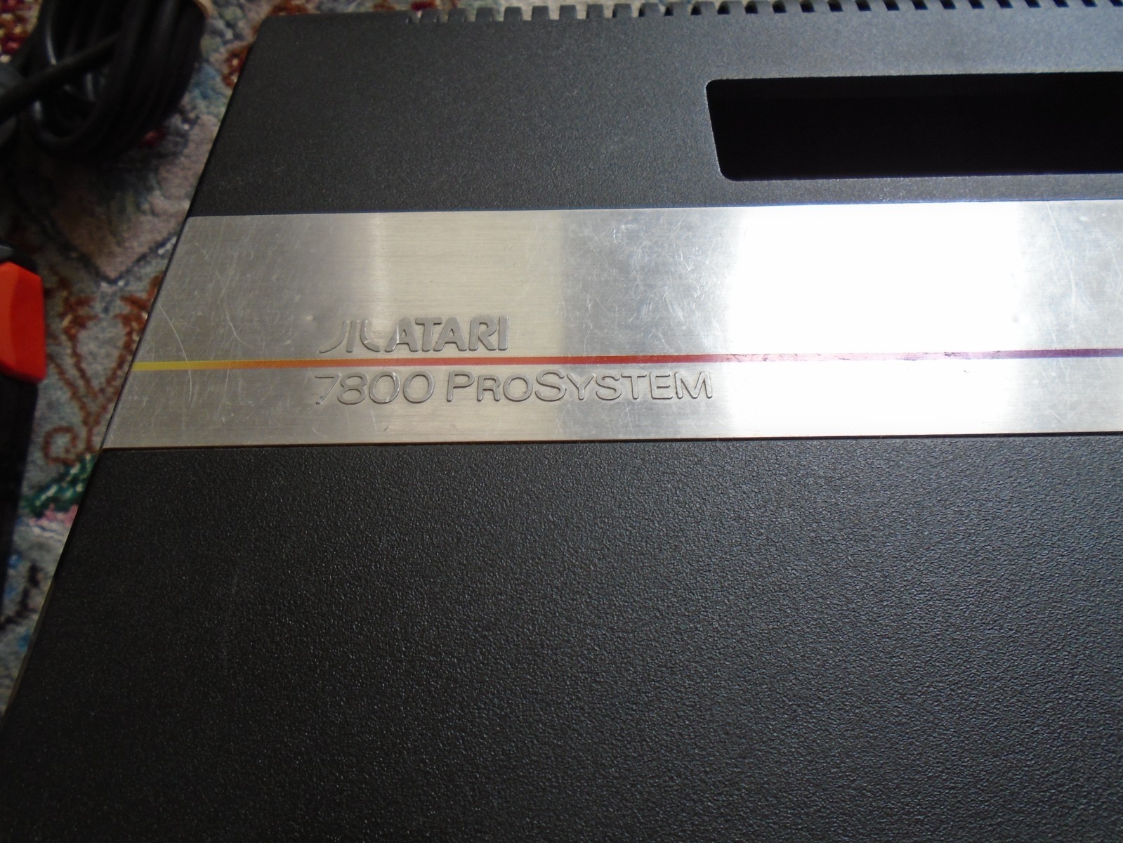 Atari 7800 ProSystem console w/ six games, manuals, joysticks, cables TESTED!