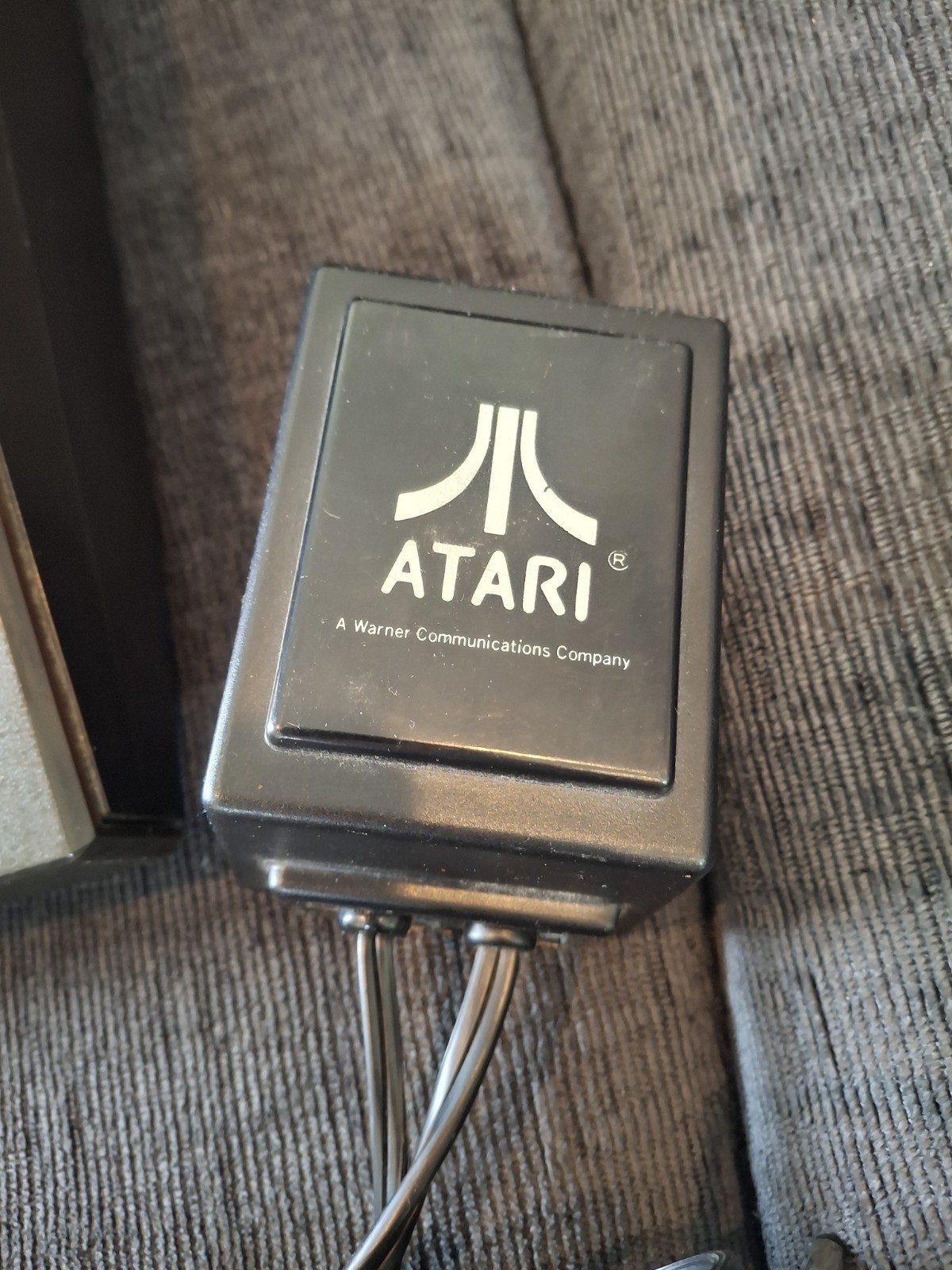 Vintage Atari 5200 Video Game Black Console ONLY Tested Working 2 Port