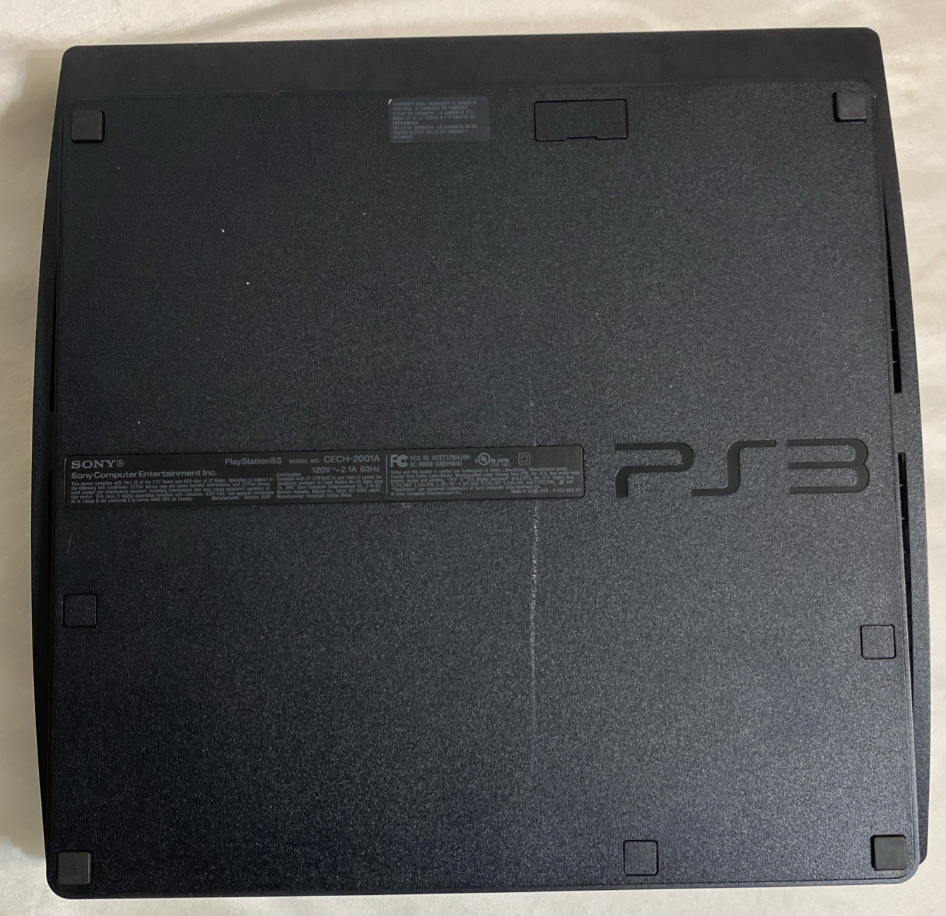 Sony PlayStation 3 PS3 Slim Console with Controllers Cords Tested Working 111GB