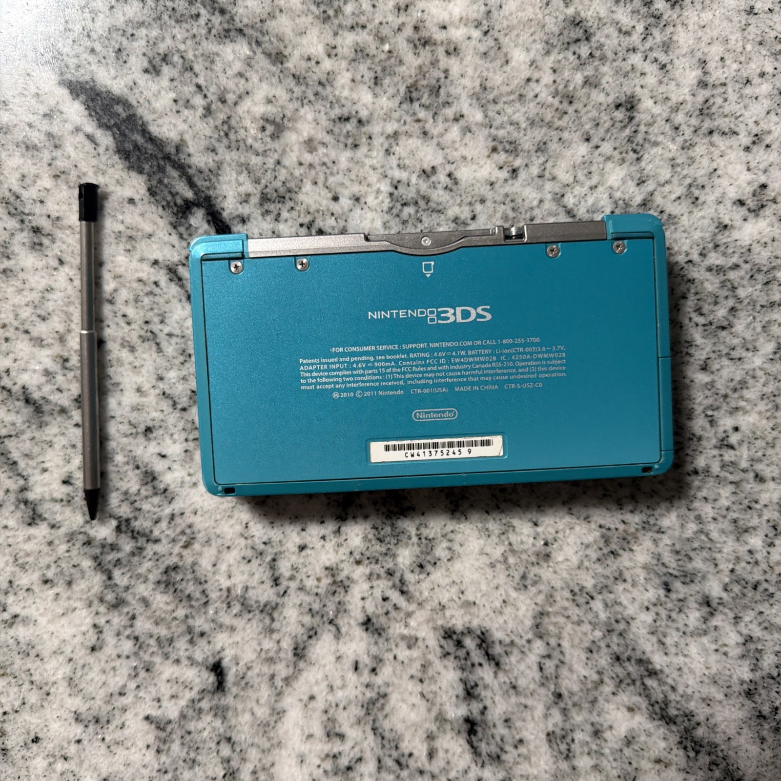 Nintendo 3DS Handheld System – Aqua Blue