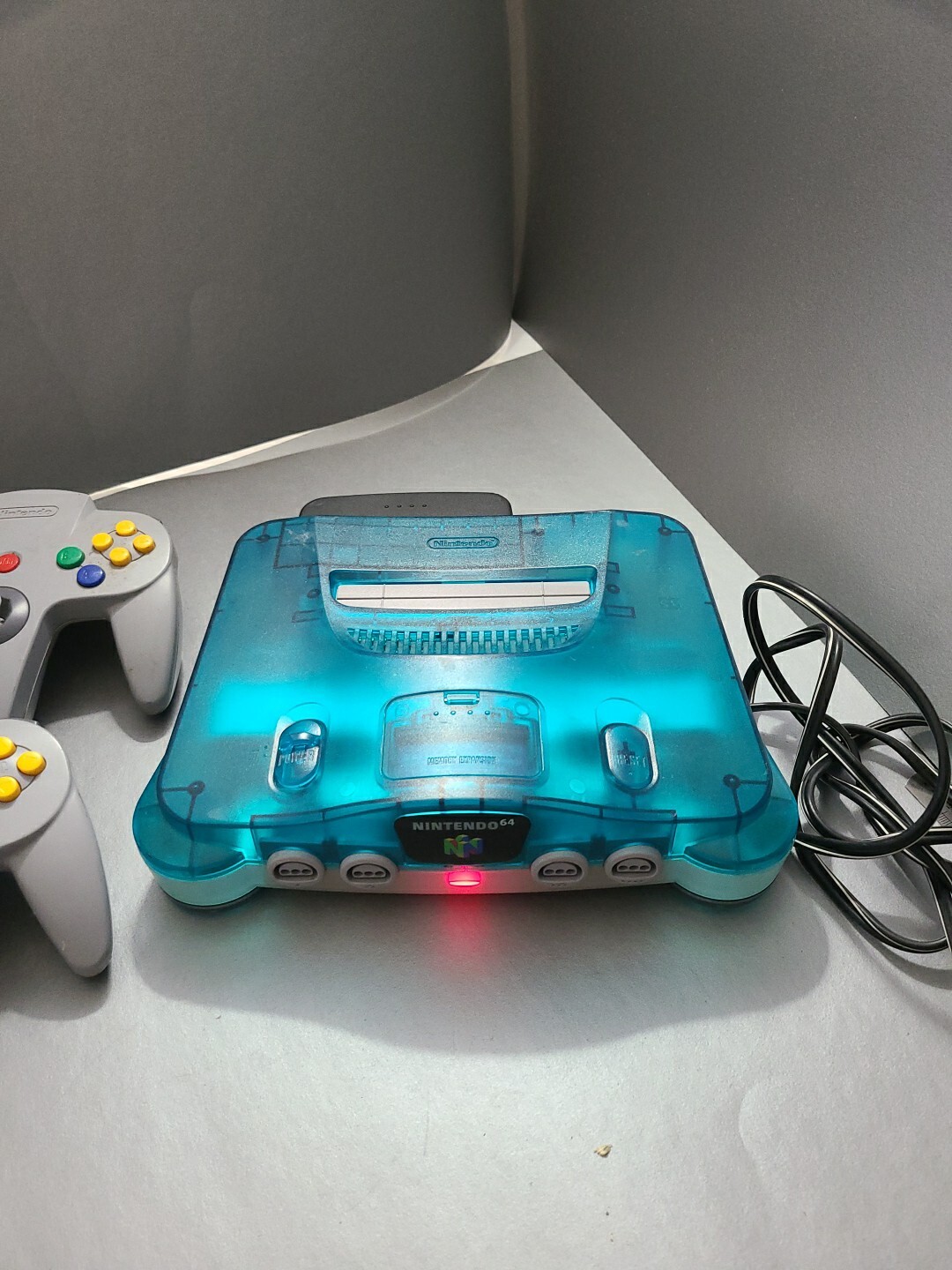 Nintendo 64 Nus 001 Jpn Console – ice blue | Comes with 2 controller Adapter