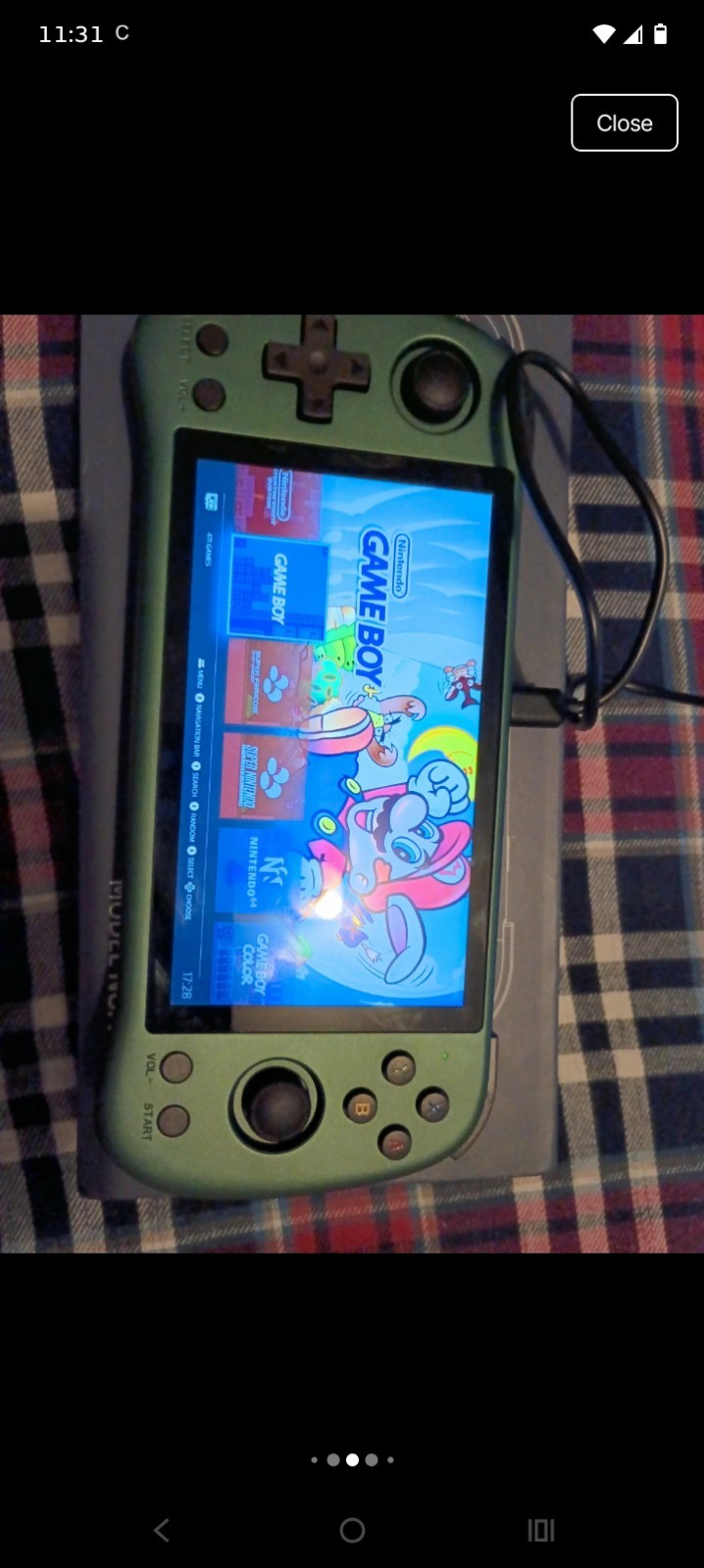 Powkiddy X55 Green Handheld Game Console 128GB game Card Included 16GB system