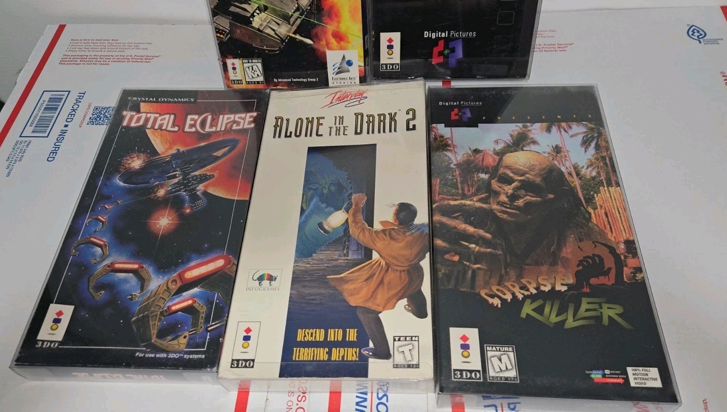5 3DO Games Including Night Trap, Corpse Killer, Alone In The Dark + More READ!