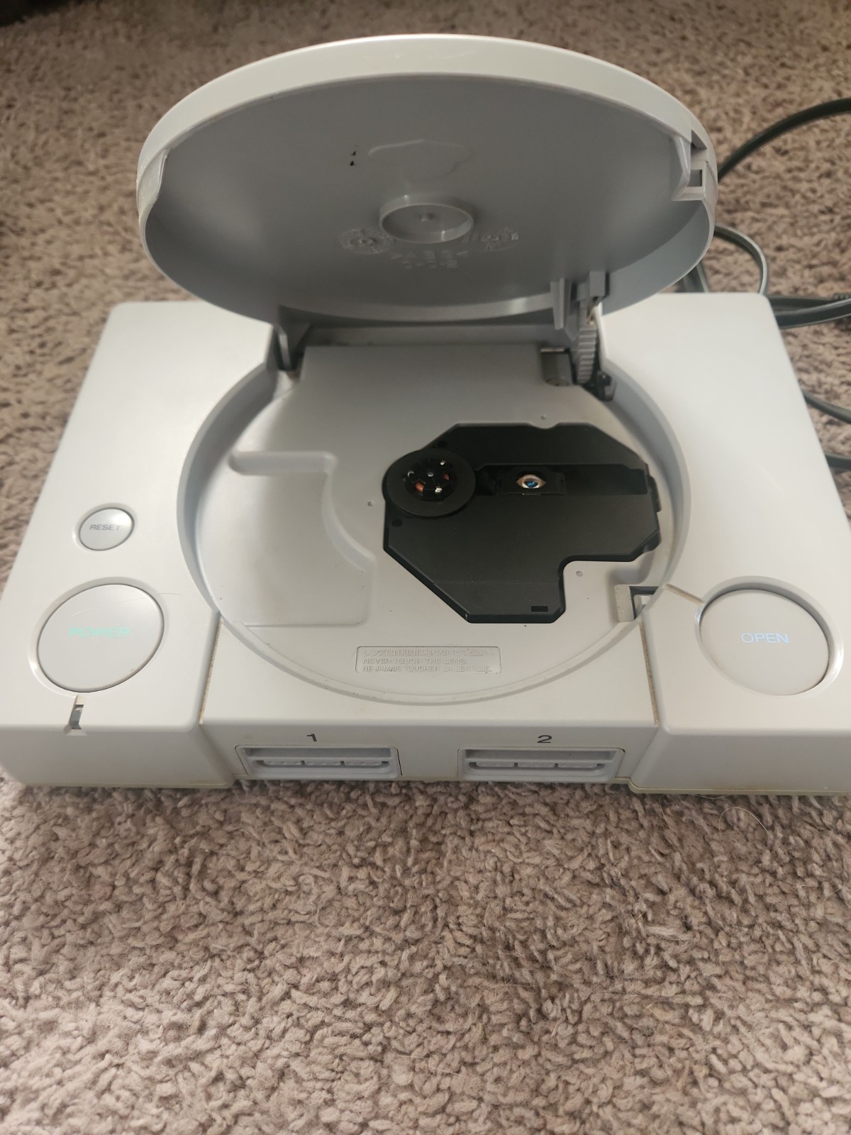 PlayStation 1 Gray Bundle Console Controller Games Memory Card Power Cord TESTED
