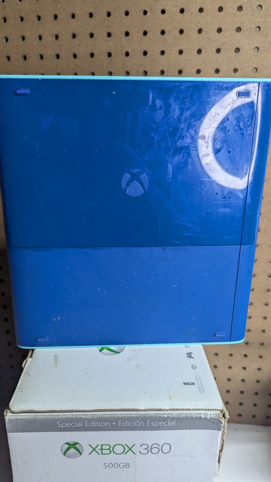 Microsoft Xbox 360 E 500GB Special Edition Console Kinect Bundle BLUE