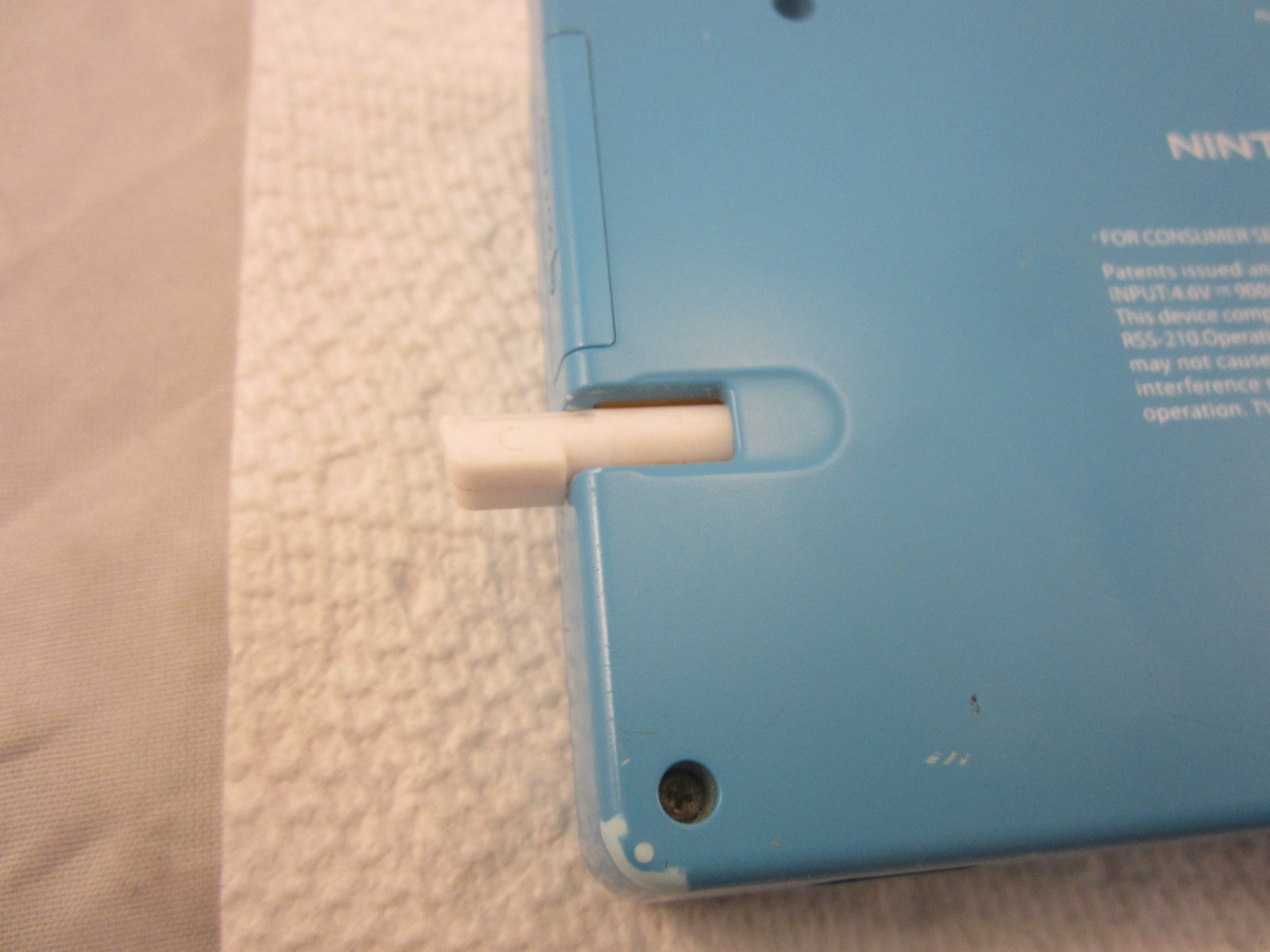 Nintendo DSi Blue Console Bundle 6 Games Storage Case Stylus Tested Charger