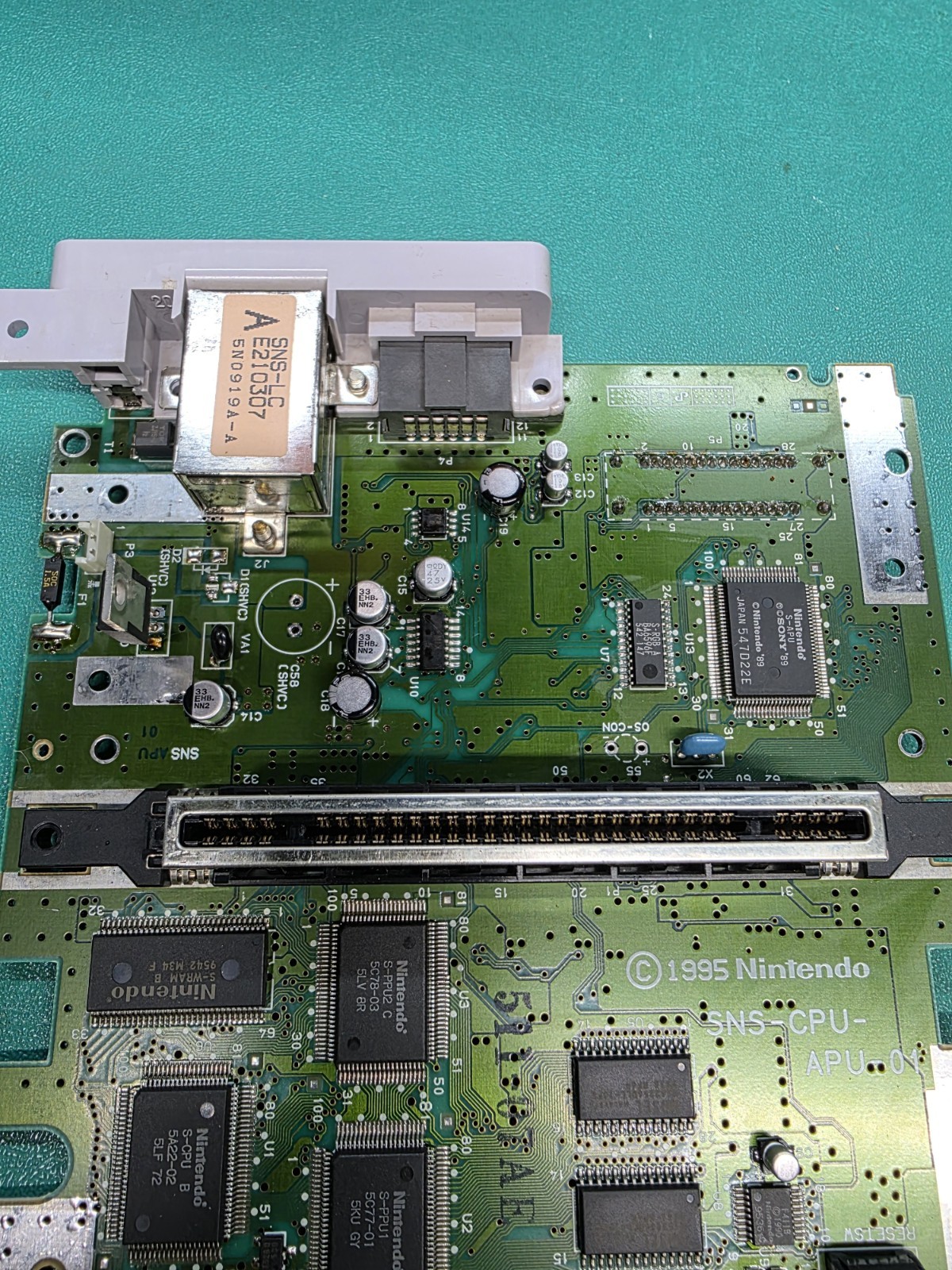 SNES RGB Super Nintendo Console Voultar Edge Enhancer Recapped Clear Shell