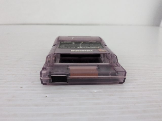 AS IS-Game Boy Color Console (CGB-001 / Clear Purple) 9000025609050