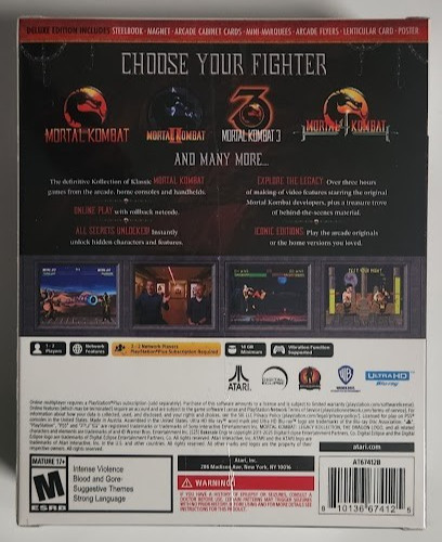 Mortal Kombat: Legacy Kollection [Deluxe Edition] PS5 Brand New Special (2025)