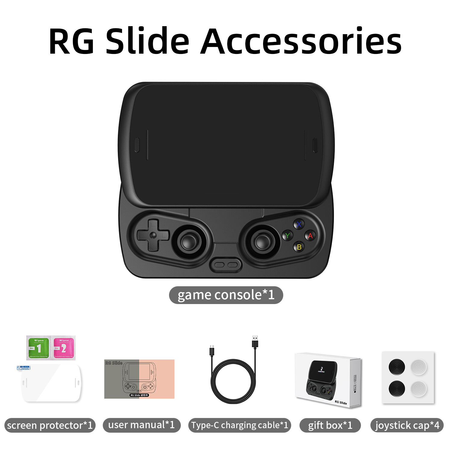 RG Slide Android13 Handheld Game Console 4.7″ LTPS In-Cell Screen Gifts