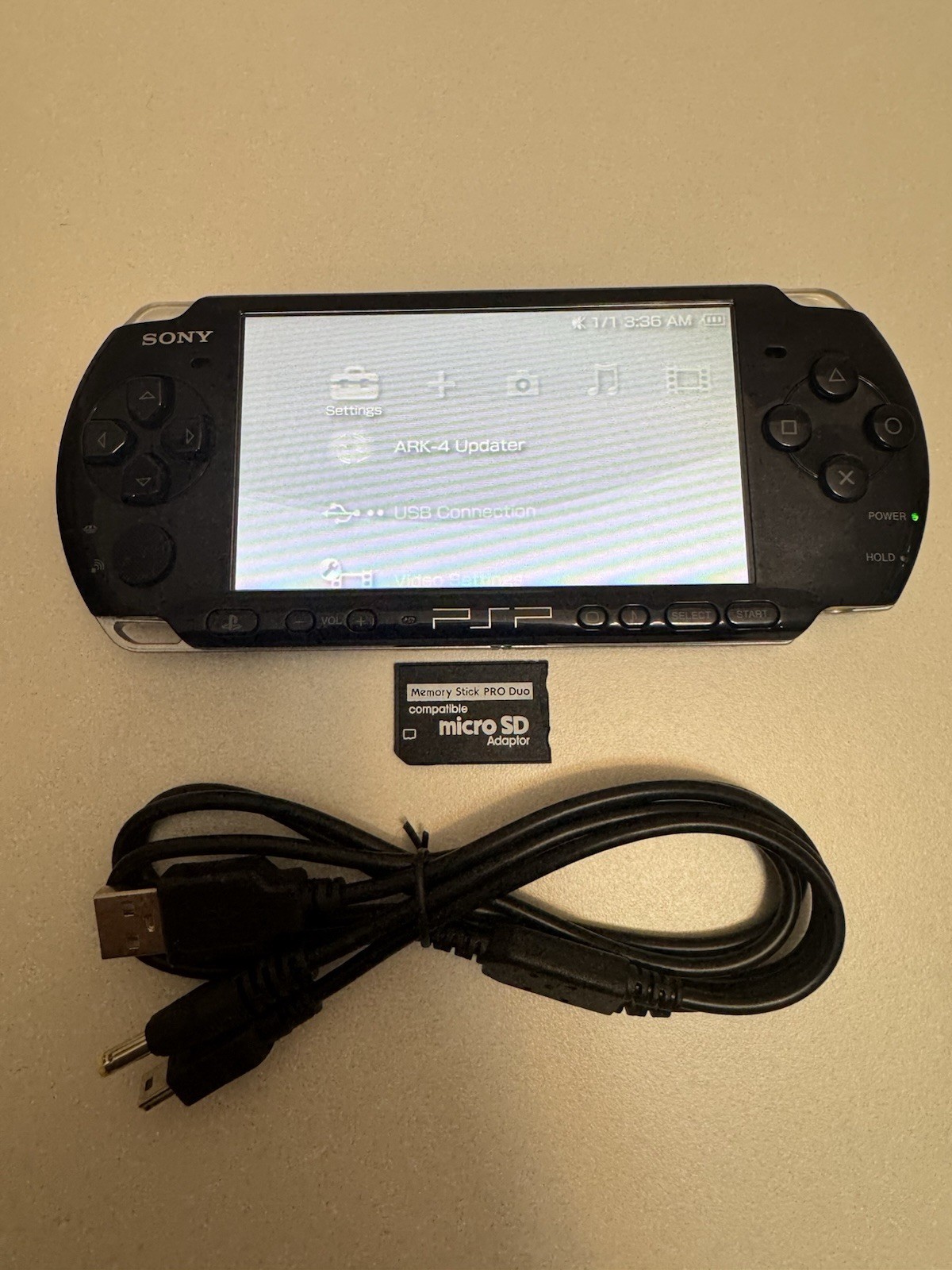 Sony PSP-3000 Playstation Portable Console – Piano Black