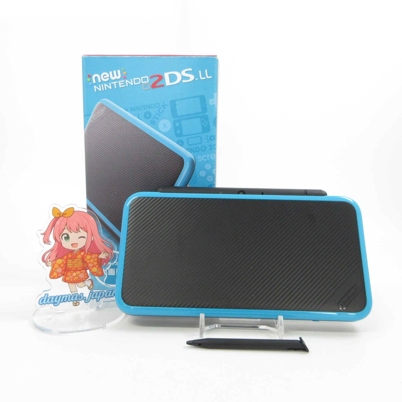 【Near Mint】Nintendo New 2DS LL XL Black x Turquoise Console Japan Ver. #Arr0530