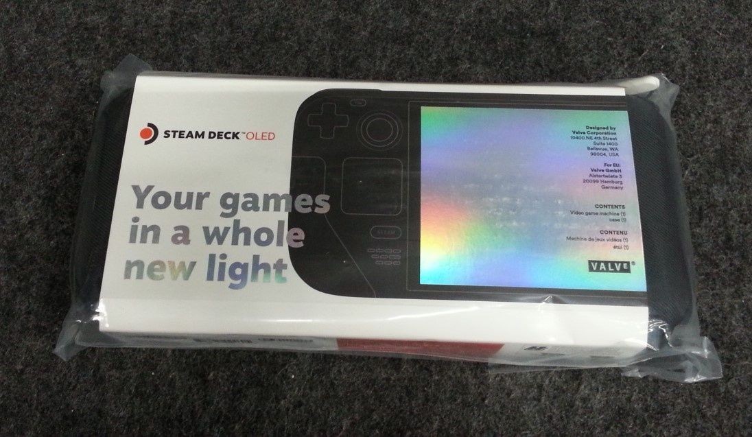 VALVE 1030 Steam Deck OLED Handheld Game System 7.4″ 512GB Black