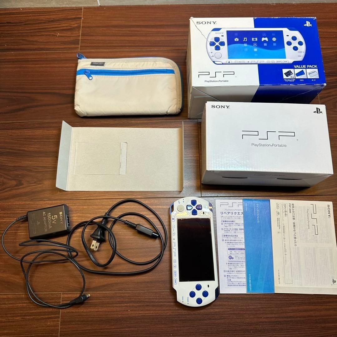 PSP 3000 Value Pack White/Blue 5724 From Japan