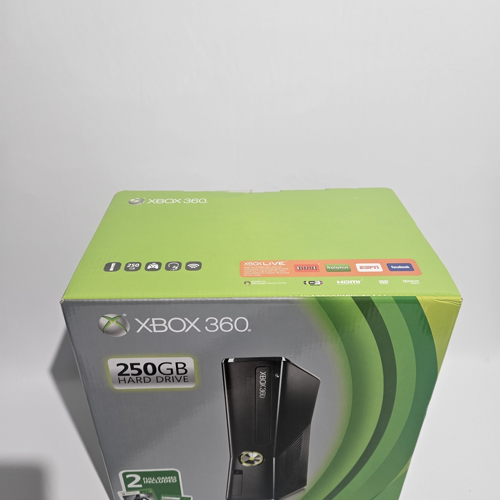 Microsoft Xbox 360 Slim S 250GB Console System Brand NEW Factory Sealed In Box
