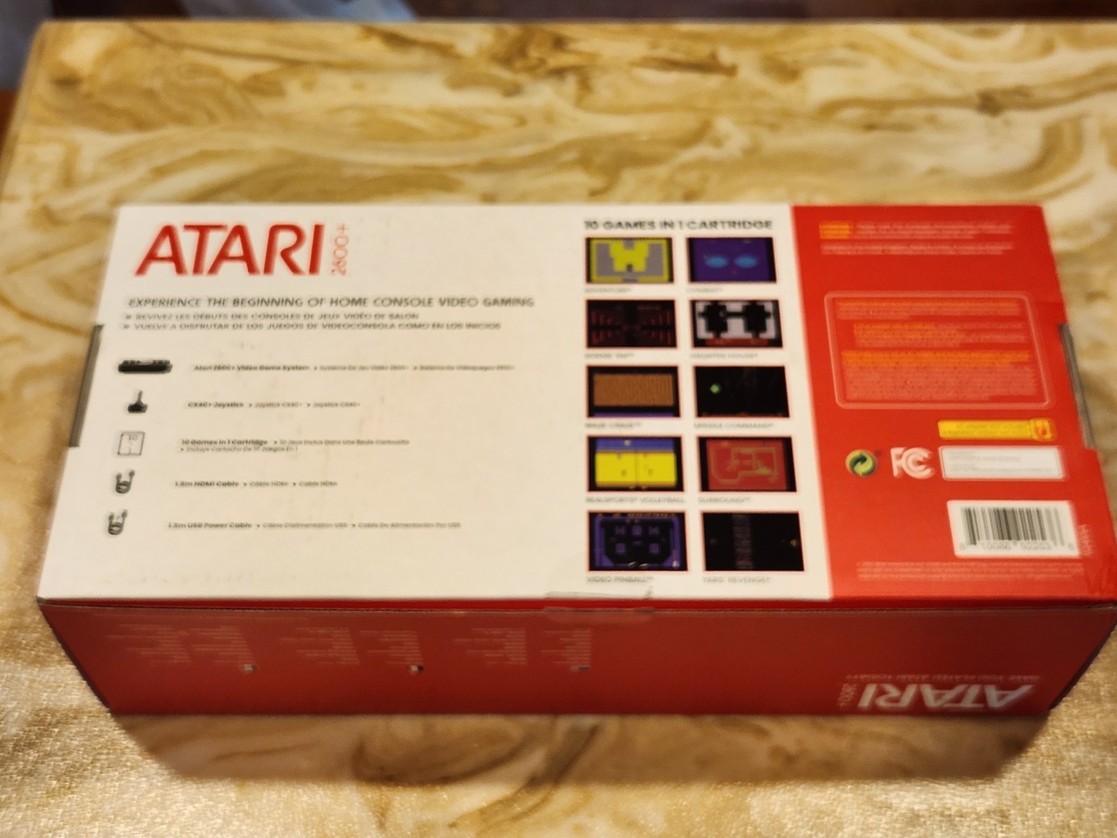 Atari 2600+ Plus HDMI Console, 10 in 1 Game Cart, 1 Joystick, Complete