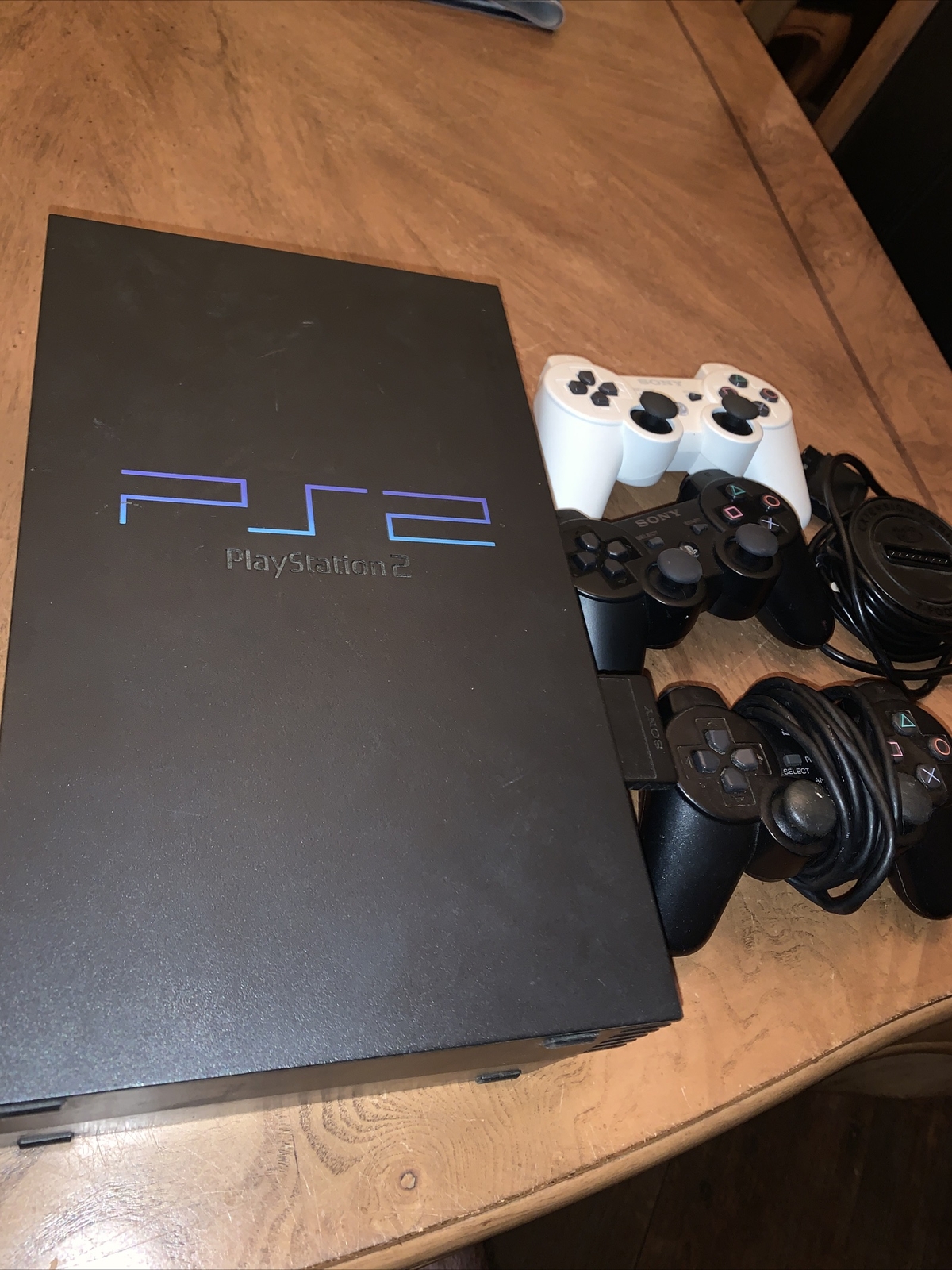 Sony PlayStation 2 Console Plus 2 Wireless & 1 Reg Controller & 8 MB Memory Card