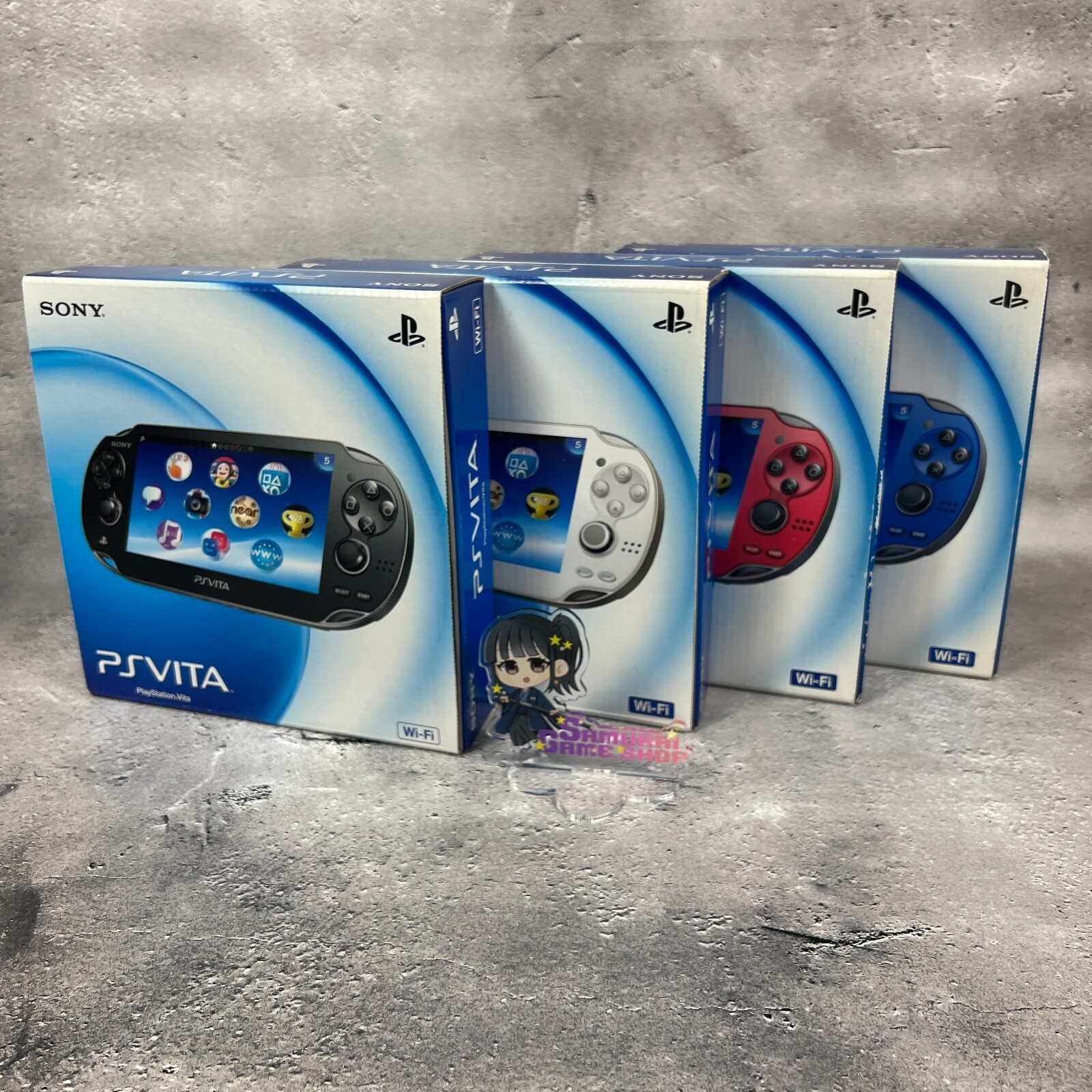 PS Vita PCH-1000 Sony Playstation Console Accessory Complete Box Set Excellent