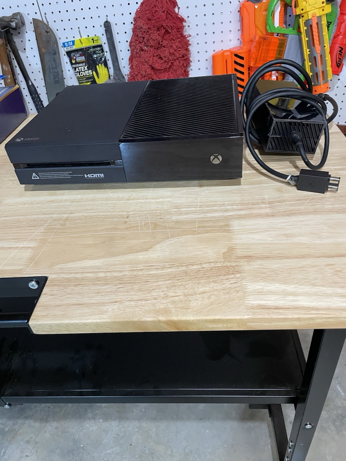 Microsoft Xbox One Black Console Only with Power Cord Tested and Working