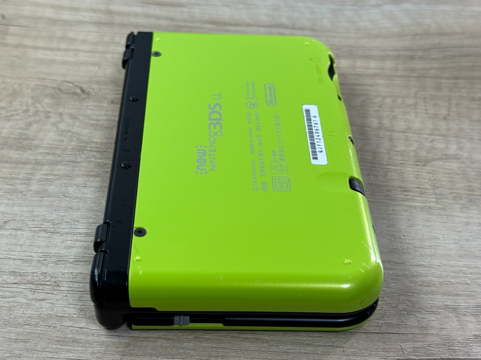 Nintendo New 3DS XL Lime Black Console Tested Japan ver D6034