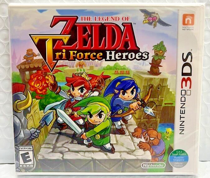 Legend of Zelda: Tri Force Heroes Nintendo 3DS (World Edition) Brand New