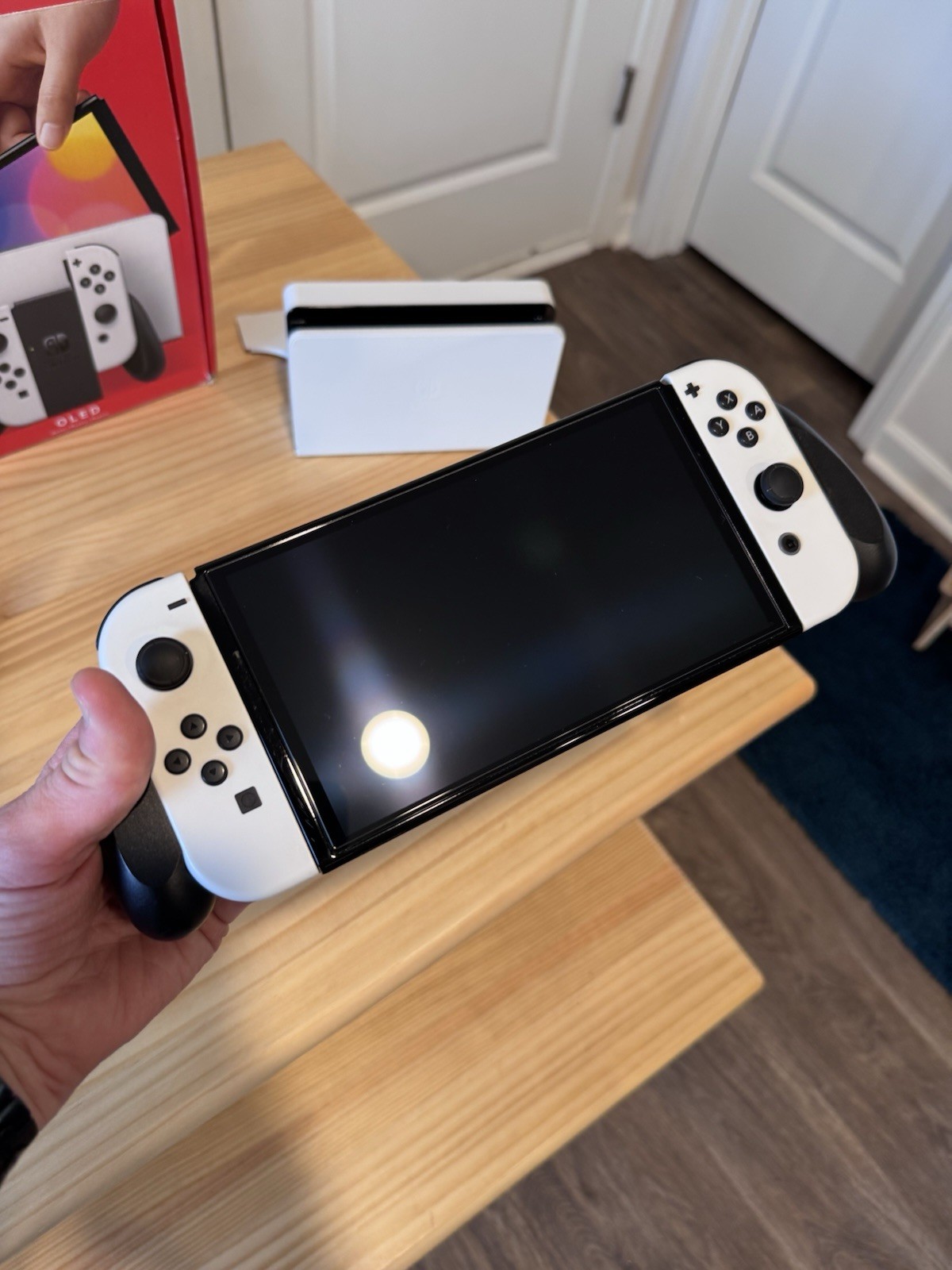 Nintendo Switch OLED White Bundle – 4 Joy-Cons, 128GB SD, Case, 2 Chargers