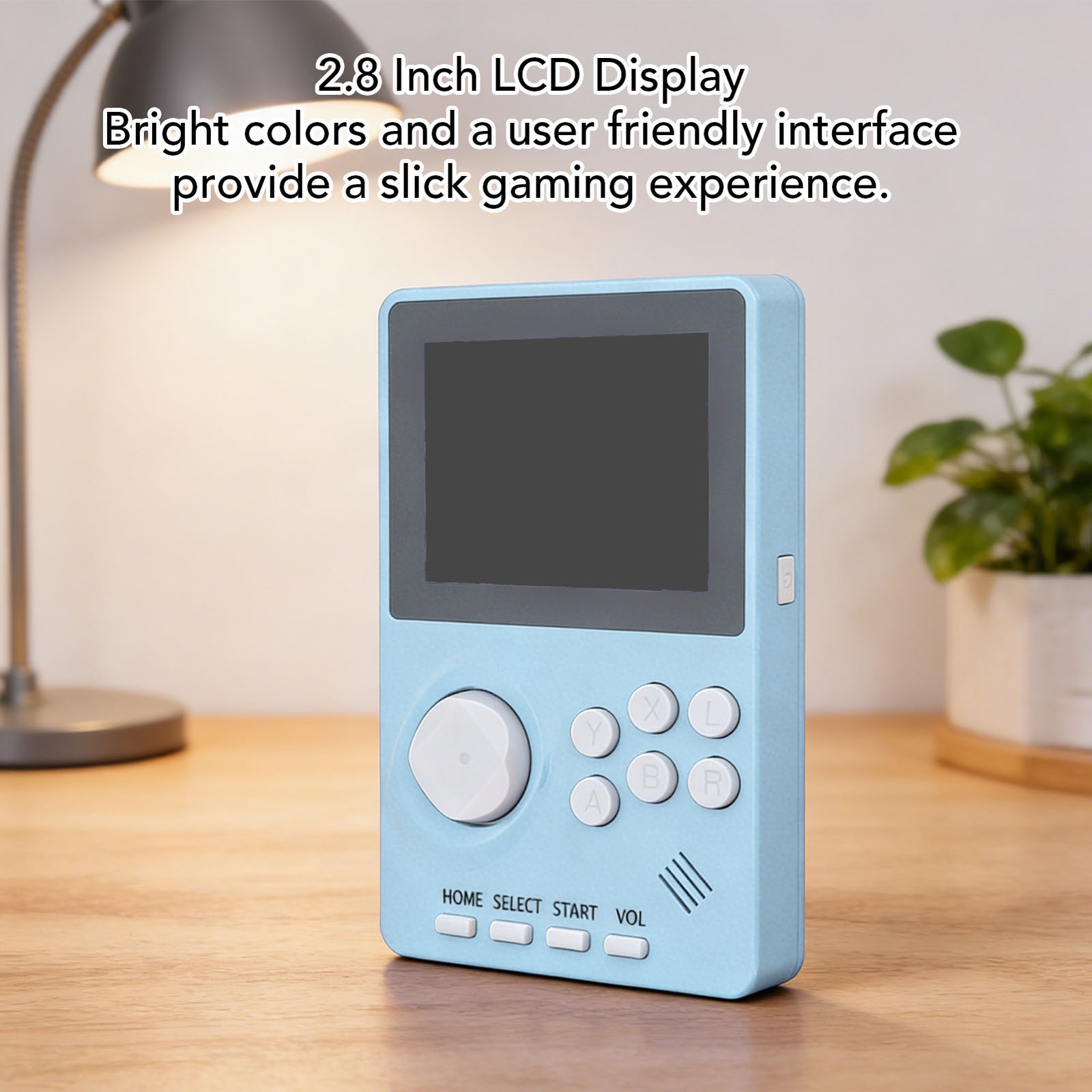 Handheld Game Console 2.8 Inch LCD Screen Rechargeable 100 In 1 1G Storage EMJS