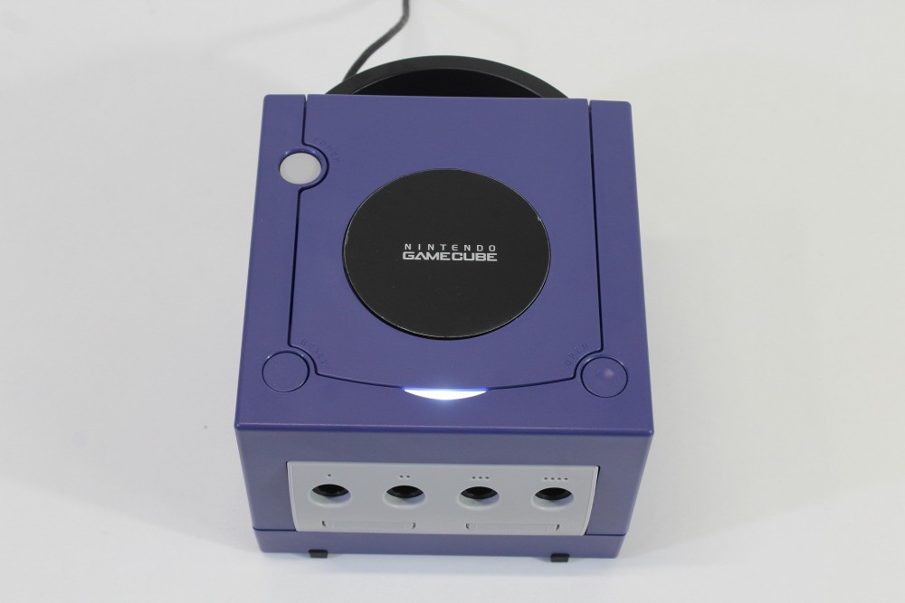 Nintendo Gamecube Indigo Purple Console NTSC-U/C DOL-001 White LED GC PLAY US