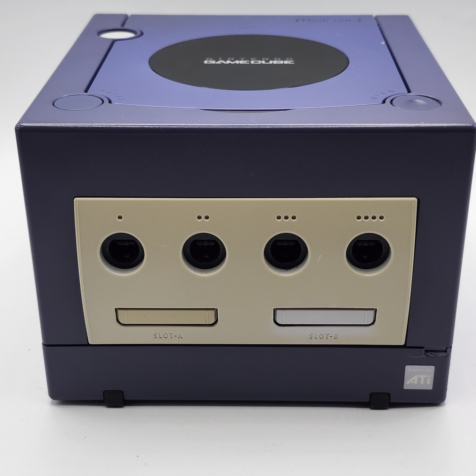 Nintendo GameCube Console DOL-001 w/ Cords AS IS For Parts or Repair