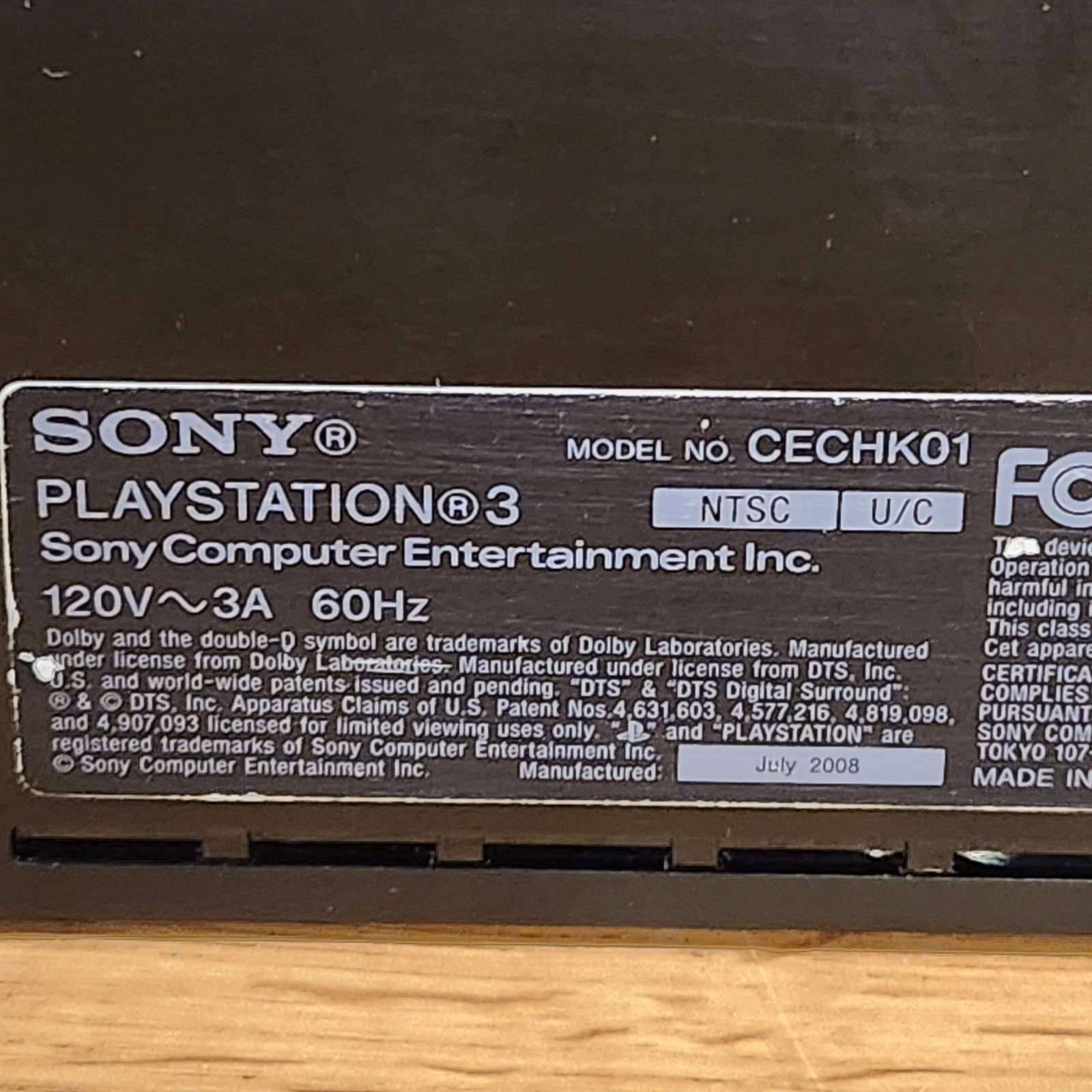 Sony PlayStation 3 Fat PS3 80GB Console Gaming System – See Video/Description
