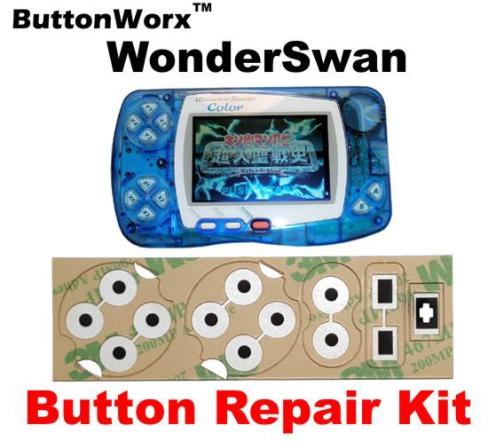 Button Repair for WonderSwan Color & Wonderswan Crystal BAN DAI Bandai