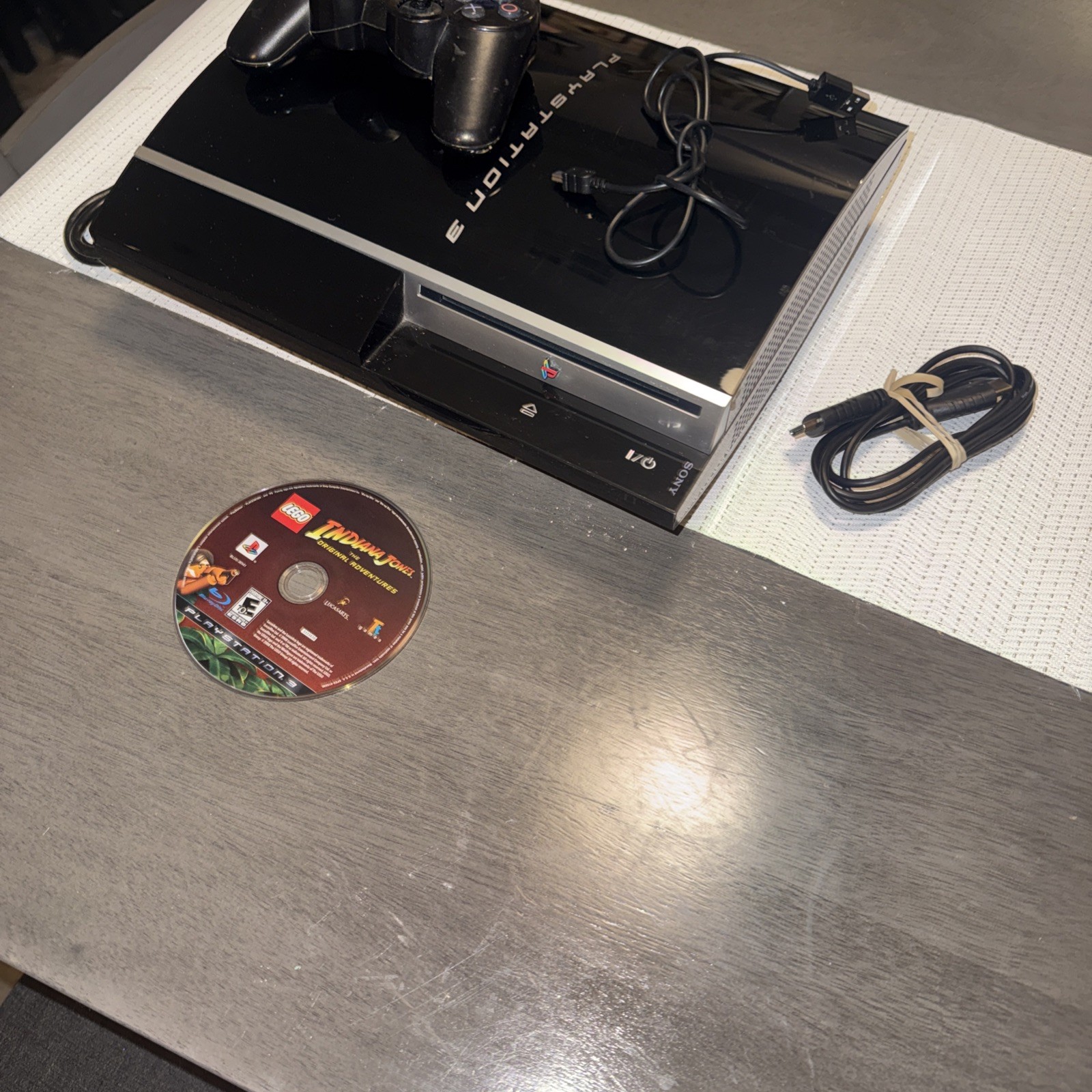 Sony PlayStation 3 CECHG01 Console 40GB PS3 + 1 Controller+Lego Game Cables