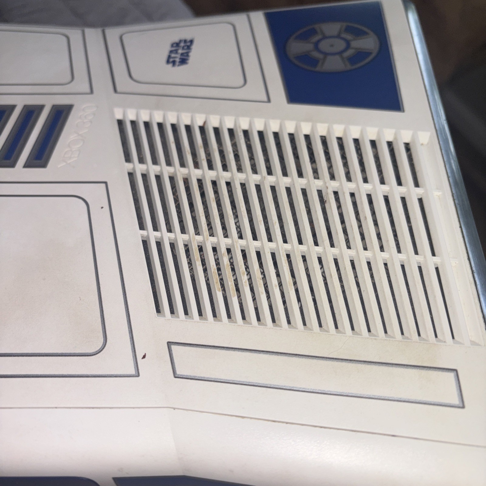 Microsoft Xbox 360 S Star Wars R2-D2 Edition Console White/Blue 320gb #613