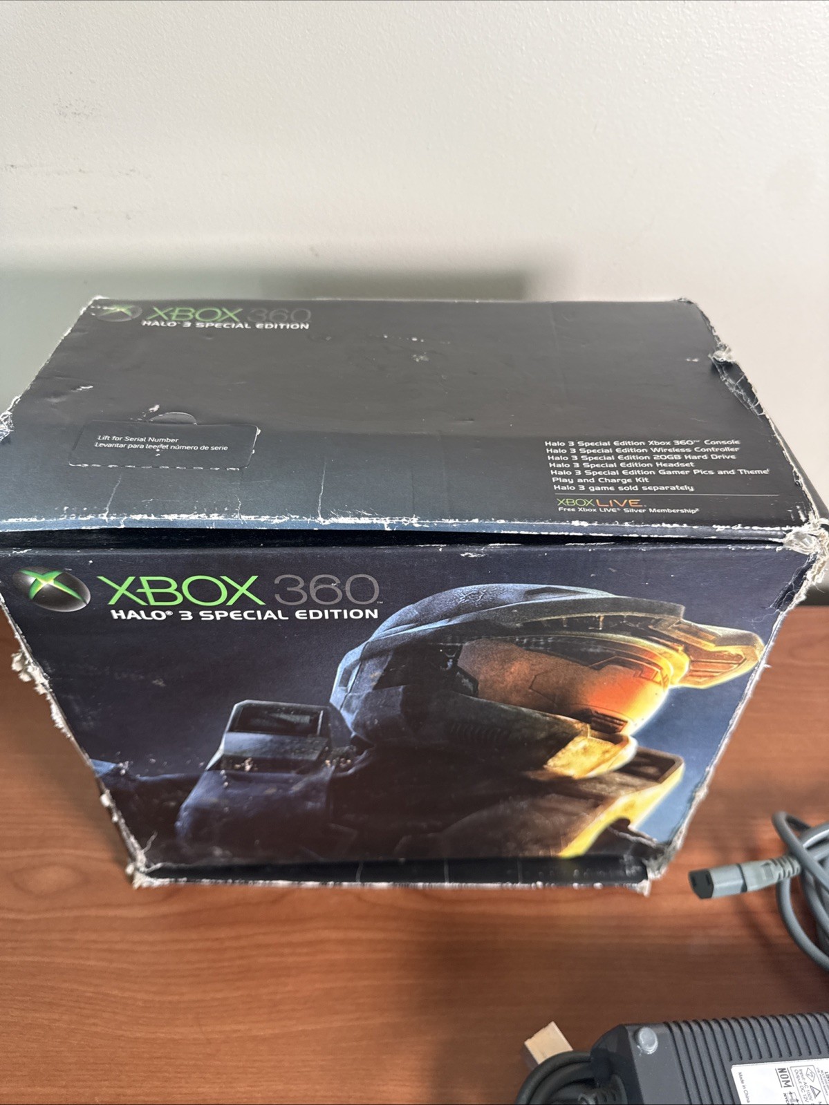 Microsoft Xbox 360 Halo 3 Edition Console Green W Controller Complete In Box