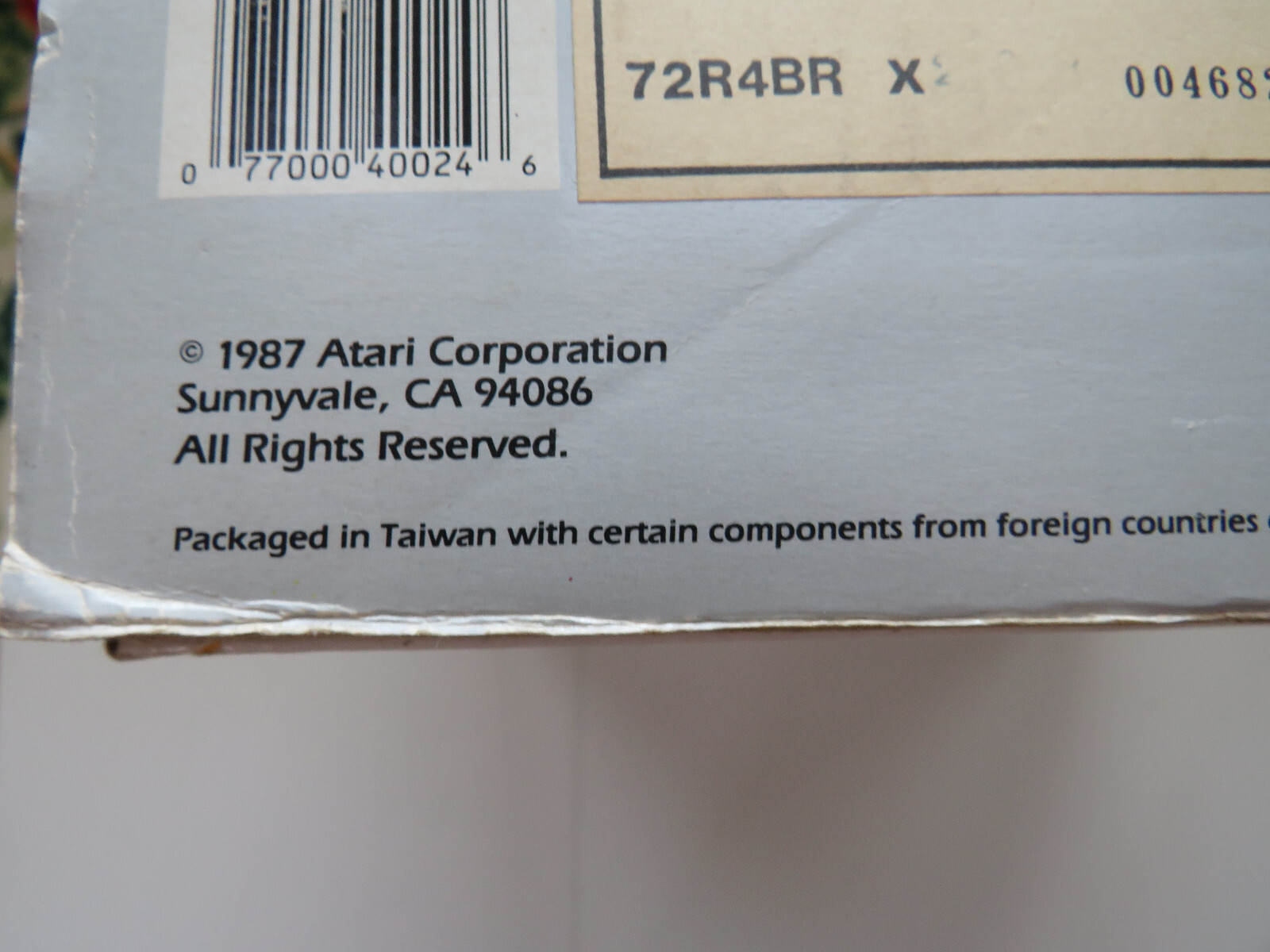 1987 ATARI 7800 ProSystem Console Game Complete in Original Box with 3 Games