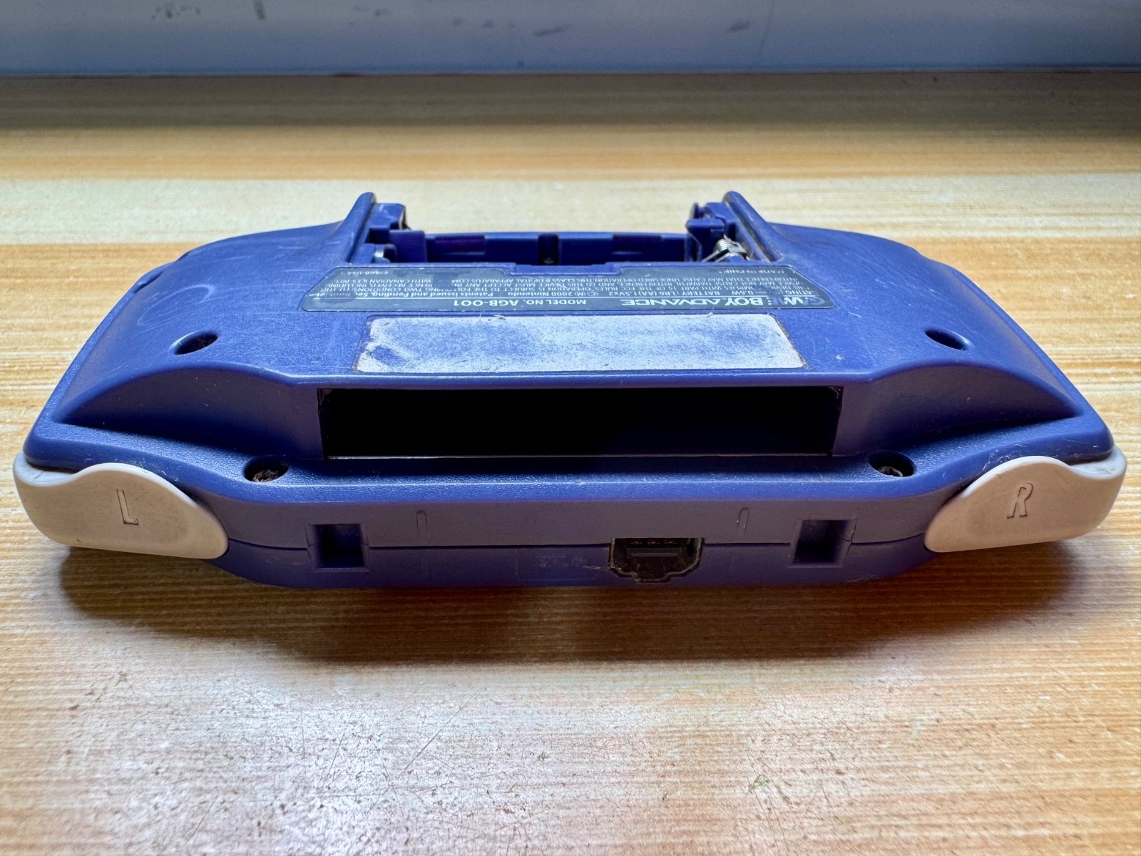 Nintendo Gameboy Advance AGB001 Cobalt Indigo Blue Handheld System Console GBA