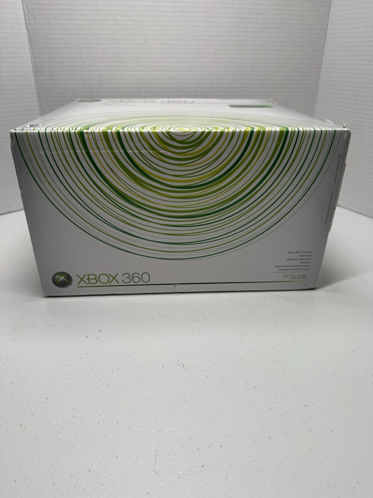 Xbox 360 20gb Console W/ Cables, Controller, Headset, Media Remote Great Cond
