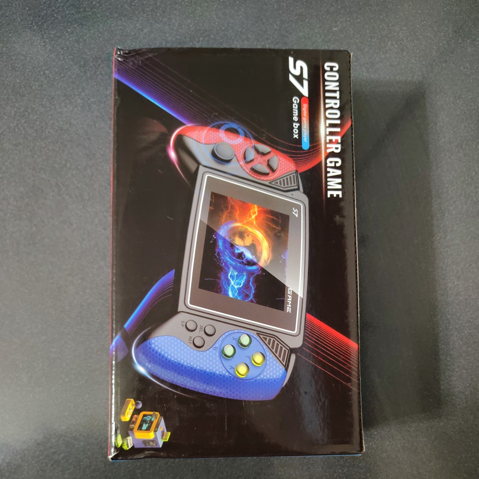 S7 Game Box Handheld Console with Built-In Games 620 Games total-New