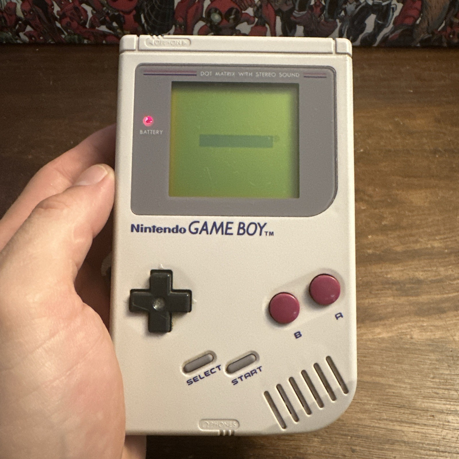 Original 1989 Nintendo GameBoy DMG-01 Gray Zelda Variant – Tested – Authentic