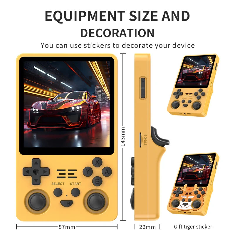PowerPal RGB20SX Retro Handheld Game Console Dual mSD 16GB Linux System 4″ 720px