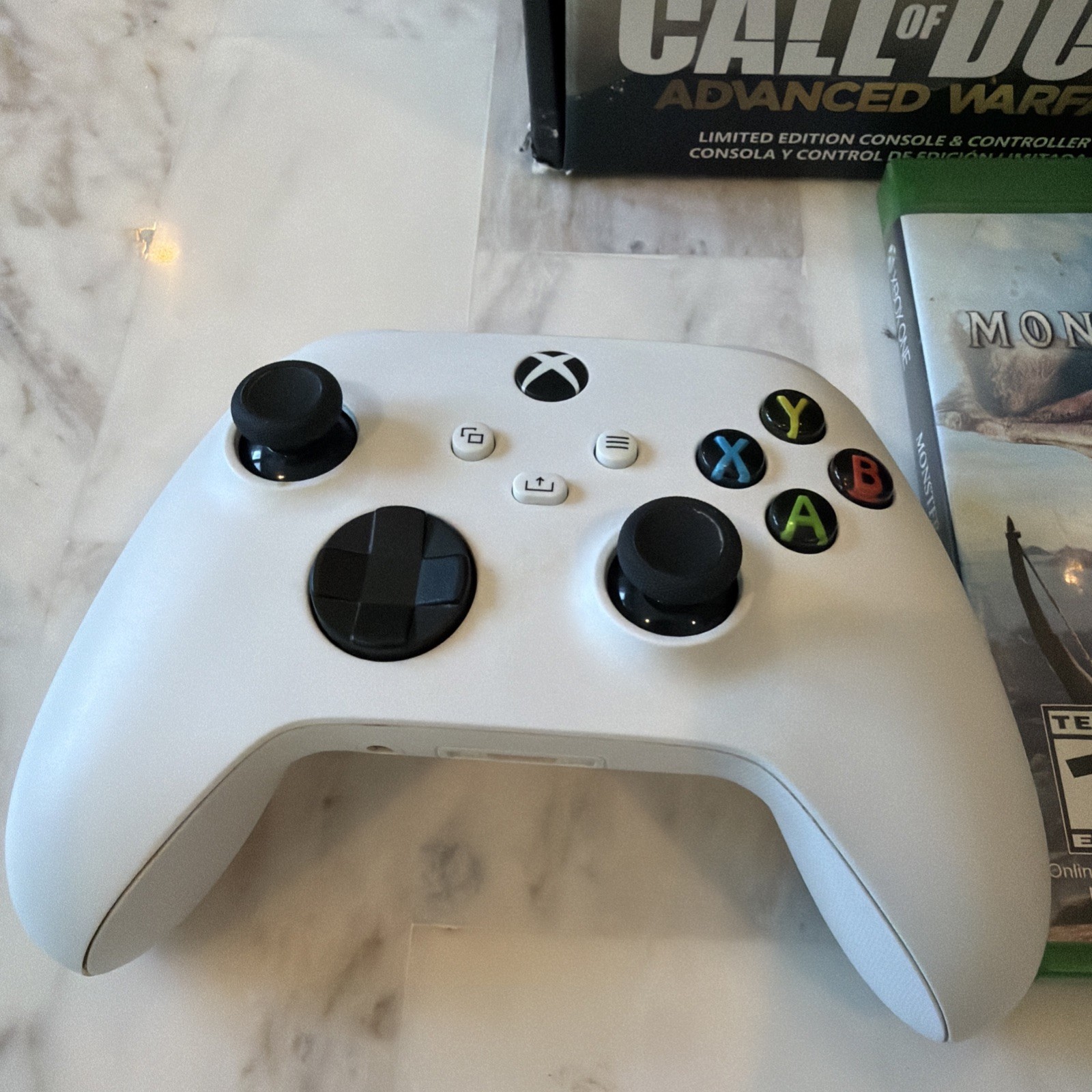Xbox One 1TB Call of Duty Advanced Warfare Console Bundle 3 Games Matching Box