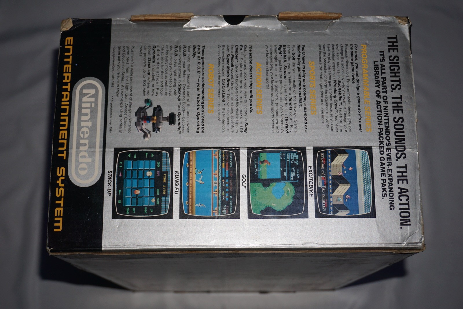 Nintendo NES Deluxe Set ROB Robot Console System Complete in Box CIB Tested