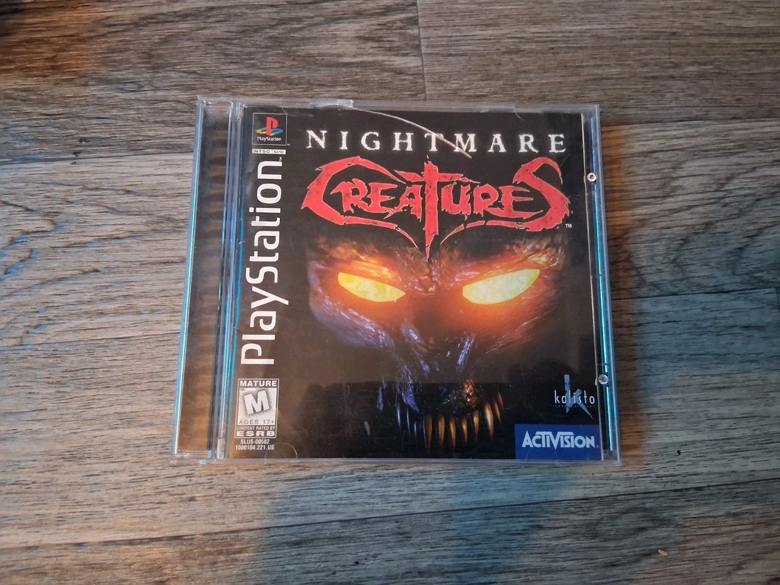 Playstation 1 PS1 Console Tested W/ Nightmare Creatures + Mem Card