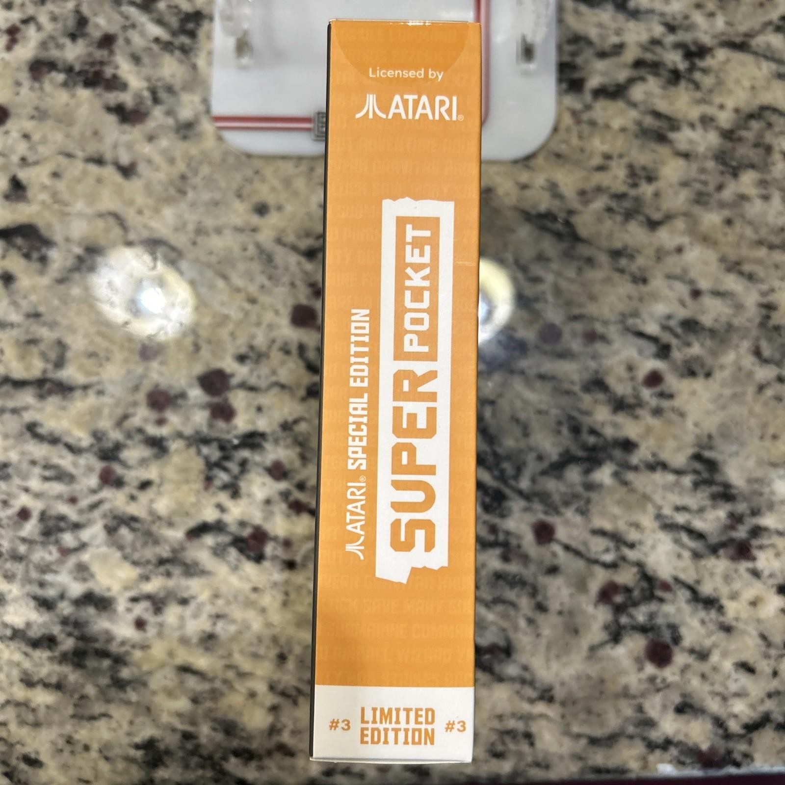 Hyper Mega Tech Limited Edition Atari Super Pocket (Evercade) New Sealed!