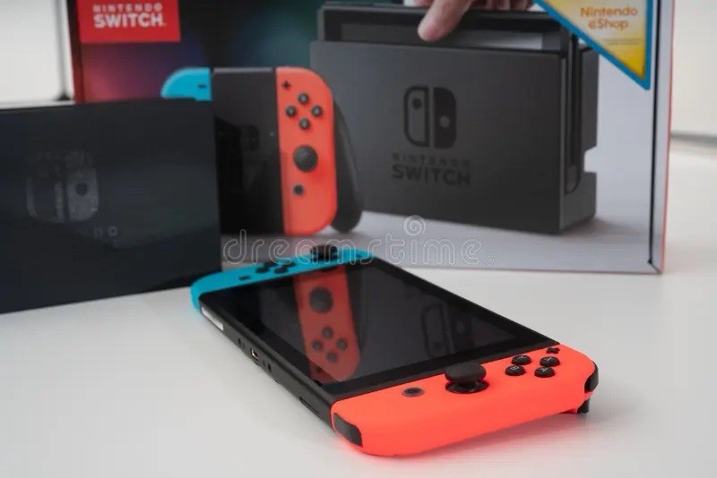 Nintendo Switch OLED Model Neon Red/Blue Joy-Con Brand New Complete in Box