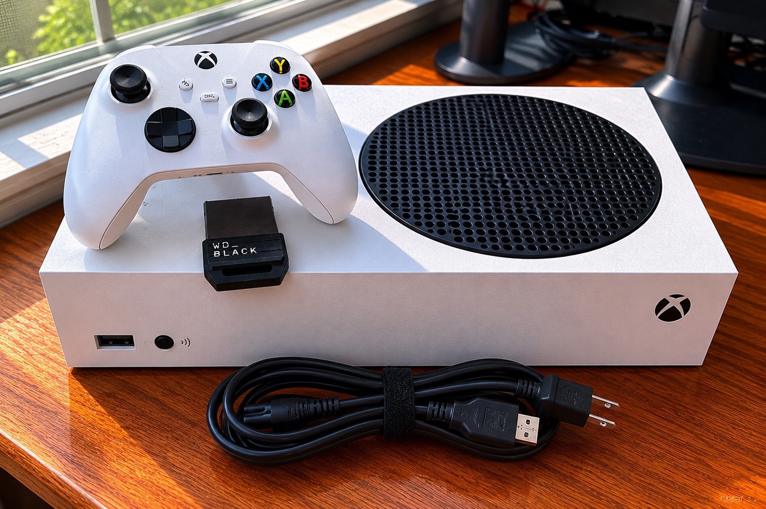 Microsoft Xbox Series S 512GB White w/ Controller & 1TB WD_BLACK Card